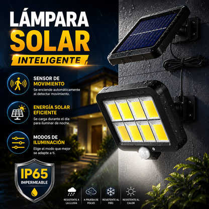 Reflector Solar Inteligente Con Sensor de Movimiento ☀️