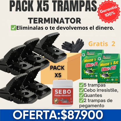 ¡Elimina Roedores Rápido y Seguro! | La solución definitiva, eficaz y reutilizable | GARANTÍA DE SATISFACCIÓN 🛒