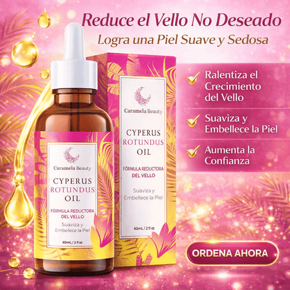 Aceite Cyperus Rotundus 30ml: Disminuye el Crecimiento del Vello y Recupera la Suavidad de Tu Piel 💚