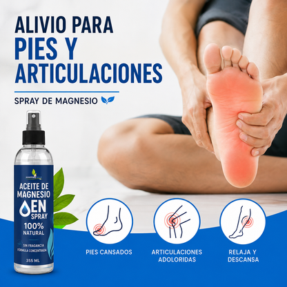 MAGNESIO EN SPARY OIL | ALIVIO PARA TUS ARTICULACIONES 💧🦵