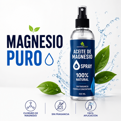 MAGNESIO EN SPARY OIL | ALIVIO PARA TUS ARTICULACIONES 💧🦵