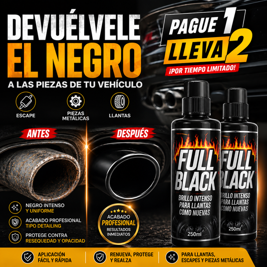 FULL BLACK | RECUPERA LAS PIEZAS METALICAS 🔥 ⚫️ 2x1
