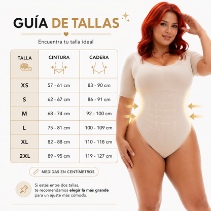 BODY CON MANGAS DE COMPRESIÓN | TU SILUETA SOÑADA 💖 ✨