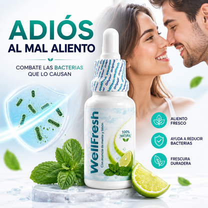 WELL FRESH | ELIMINA BACTERIAS QUE CAUSAN MAL ALIENTO ✨ 🦠