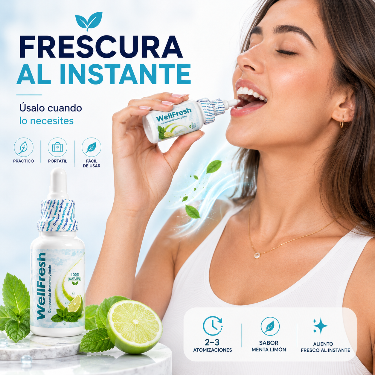 WELL FRESH | ELIMINA BACTERIAS QUE CAUSAN MAL ALIENTO ✨ 🦠