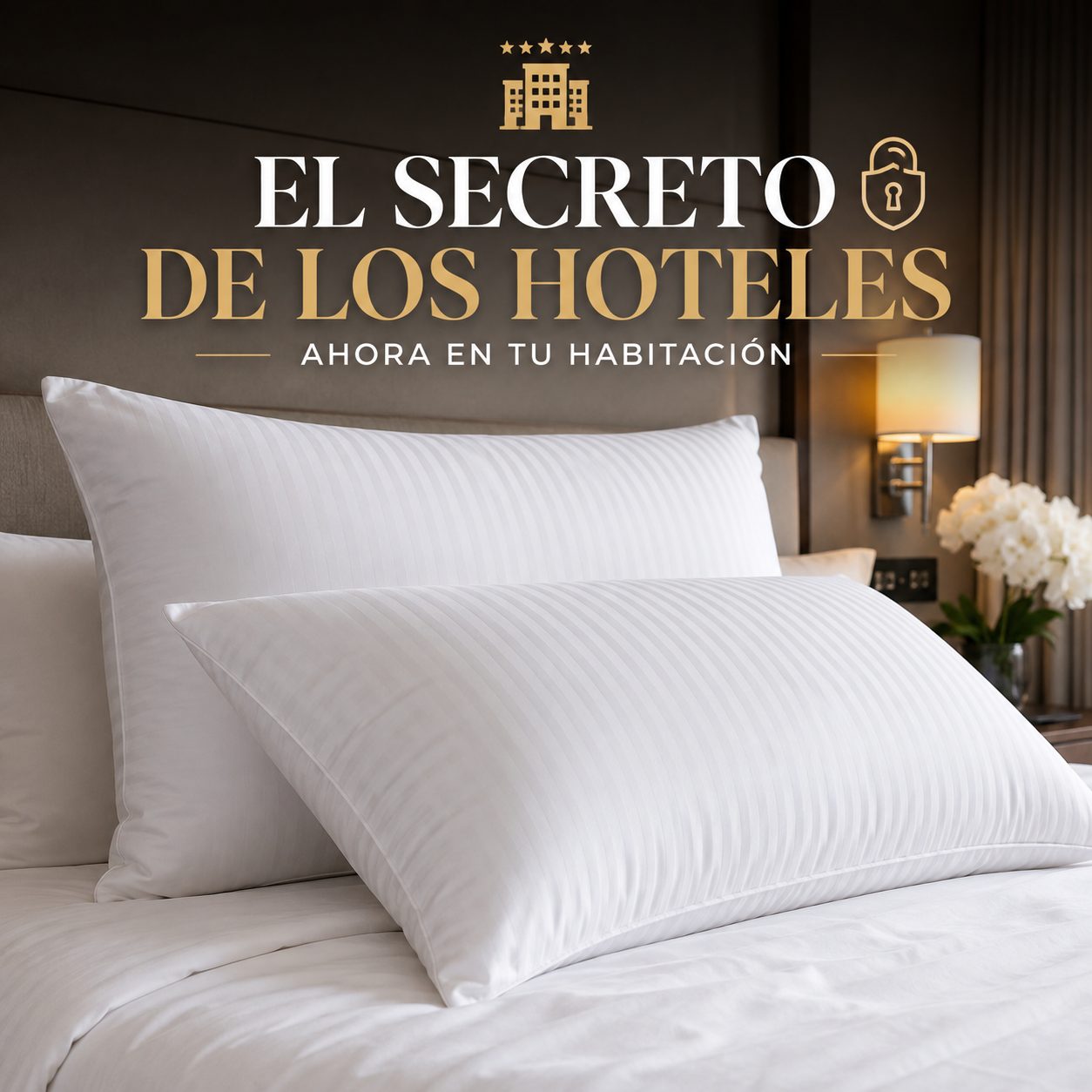 SET X2 ALMOHADAS HOTELERAS | SUAVES Y ESPONJOSAS ☁️ ✨