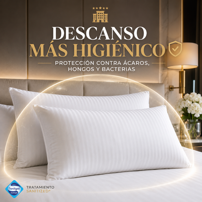 SET X2 ALMOHADAS HOTELERAS | SUAVES Y ESPONJOSAS ☁️ ✨