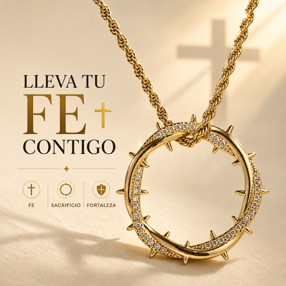 ✝️ COLLAR CORONA DE ESPINAS | SÍMBOLO DE FE 🙏🏻