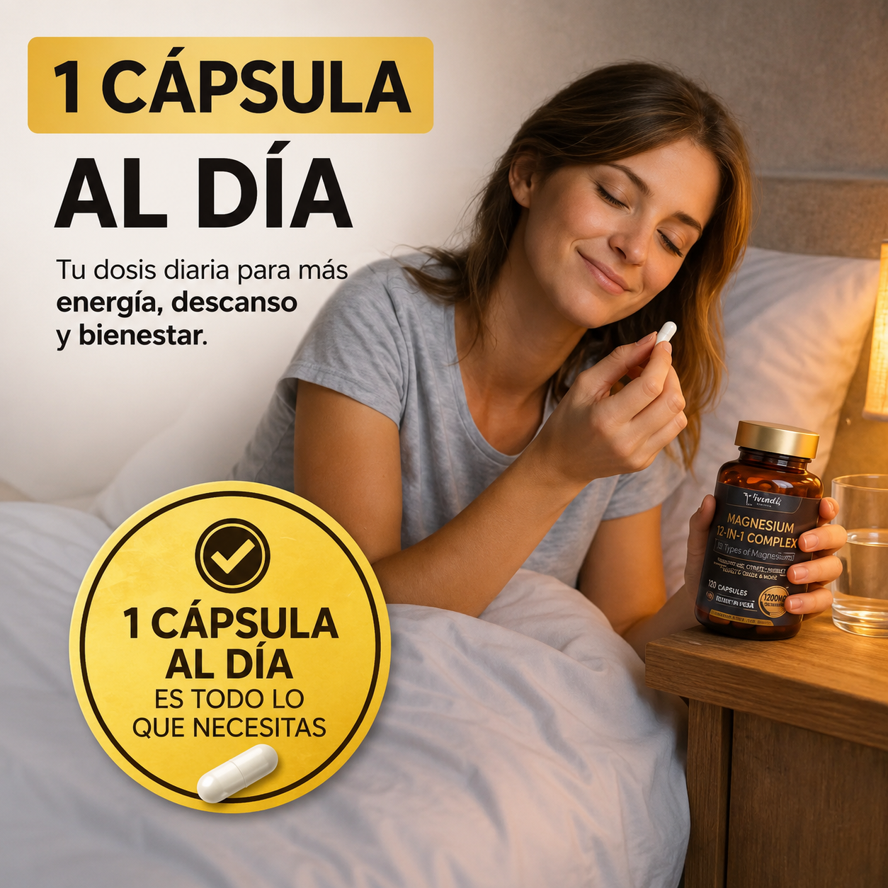 Magnesio 12 En 1 Complex: Descansa Mejor y Reduce el Estrés ⚡