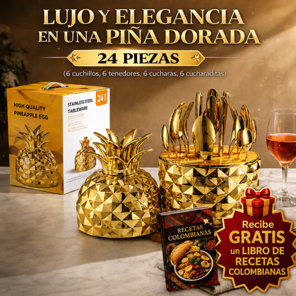 SET DE CUBIERTOS PREMIUM | 24 PIEZAS🍴