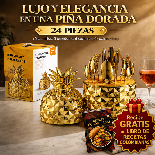 SET DE CUBIERTOS PREMIUM | 24 PIEZAS🍴