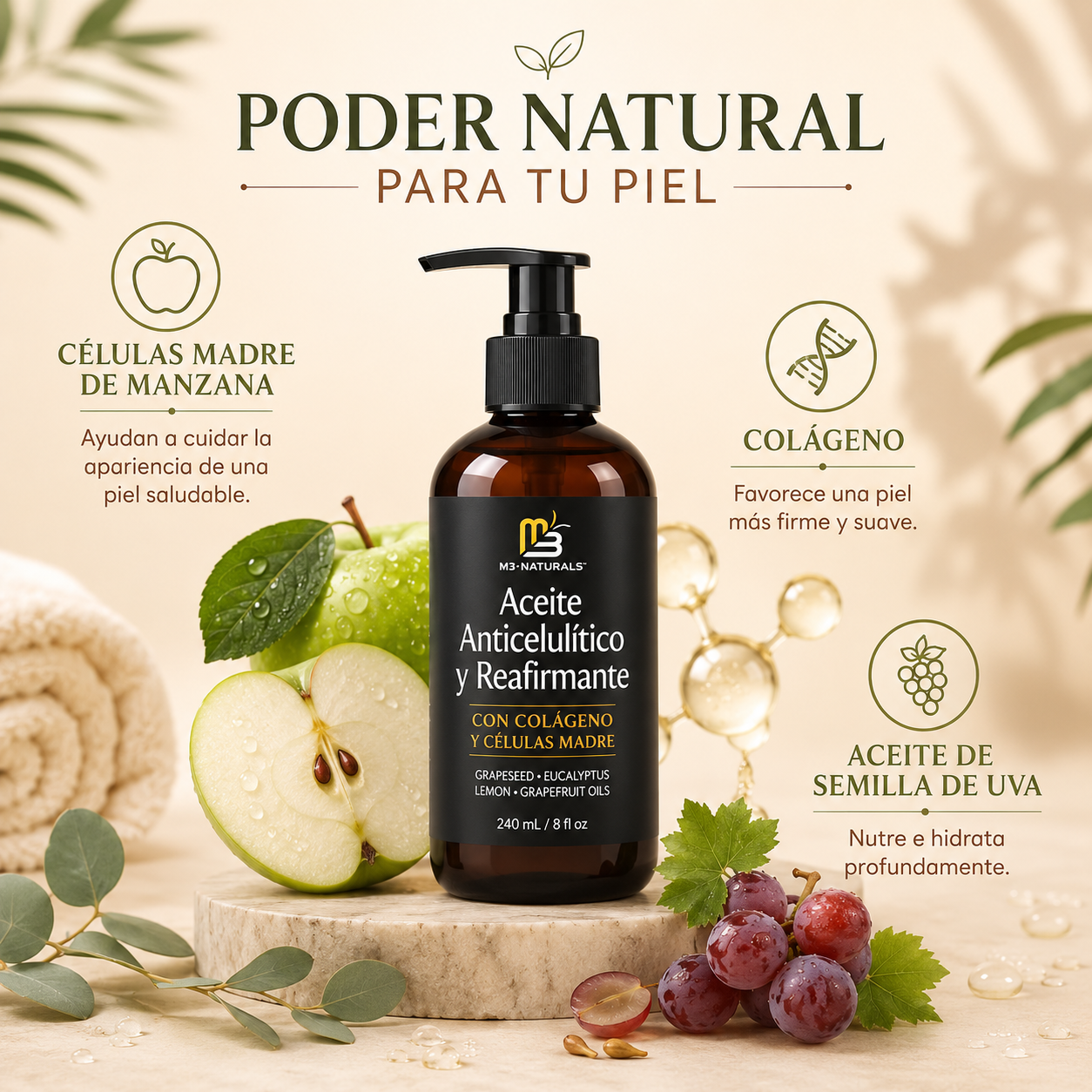 ACEITE ANTICELULÍTICO REAFIRMANTE | PRODUCTO IMPORTADO 🇺🇸✨