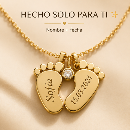COLLAR HUELLA DE AMOR 👣 | PERSONALIZALO ❤️