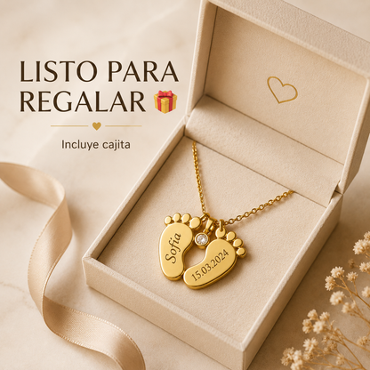 COLLAR HUELLA DE AMOR 👣 | PERSONALIZALO ❤️