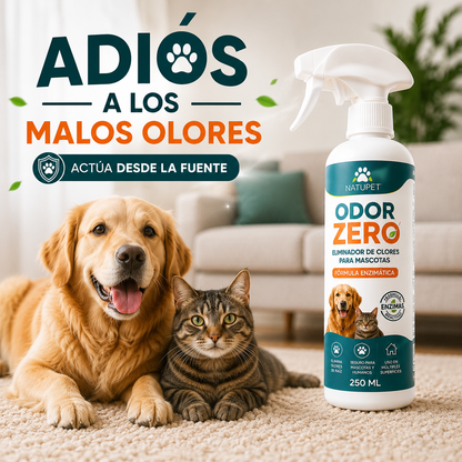 🐾 ODOR ZERO | ELIMINADOR DE OLORES 🐶🐱