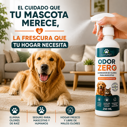 🐾 ODOR ZERO | ELIMINADOR DE OLORES 🐶🐱