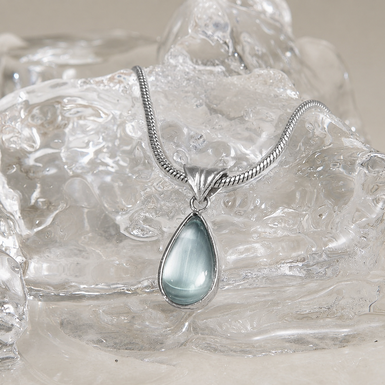 COLLAR GOTA DE AGUA 💧 ELEGANCIA PURA 💎😍