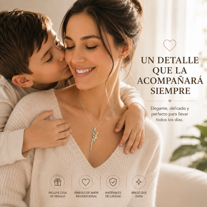 COLLAR ABRAZO ETERNO ❤️ MADRE E HIJO ⭐