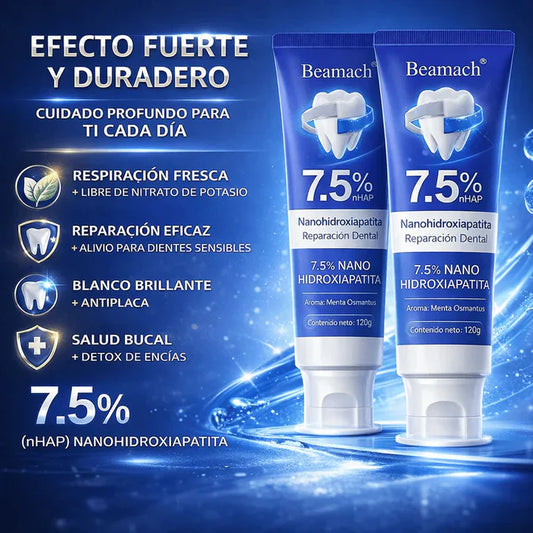 Beamach Crema Dental: Recupera el Blanco Natural y Dile Adiós a la Sensibilidad 🦷