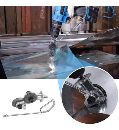 Cortador Adaptador de Laminas Metálicas para Taladro 🛠️