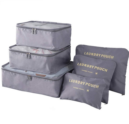 Set Organizador de Maleta 6 PCS – Orden Total en tus Viajes | ¡El desorden en tu equipaje ya no será problema! | Empaca con orden desde HOY, no esperes más 🛒