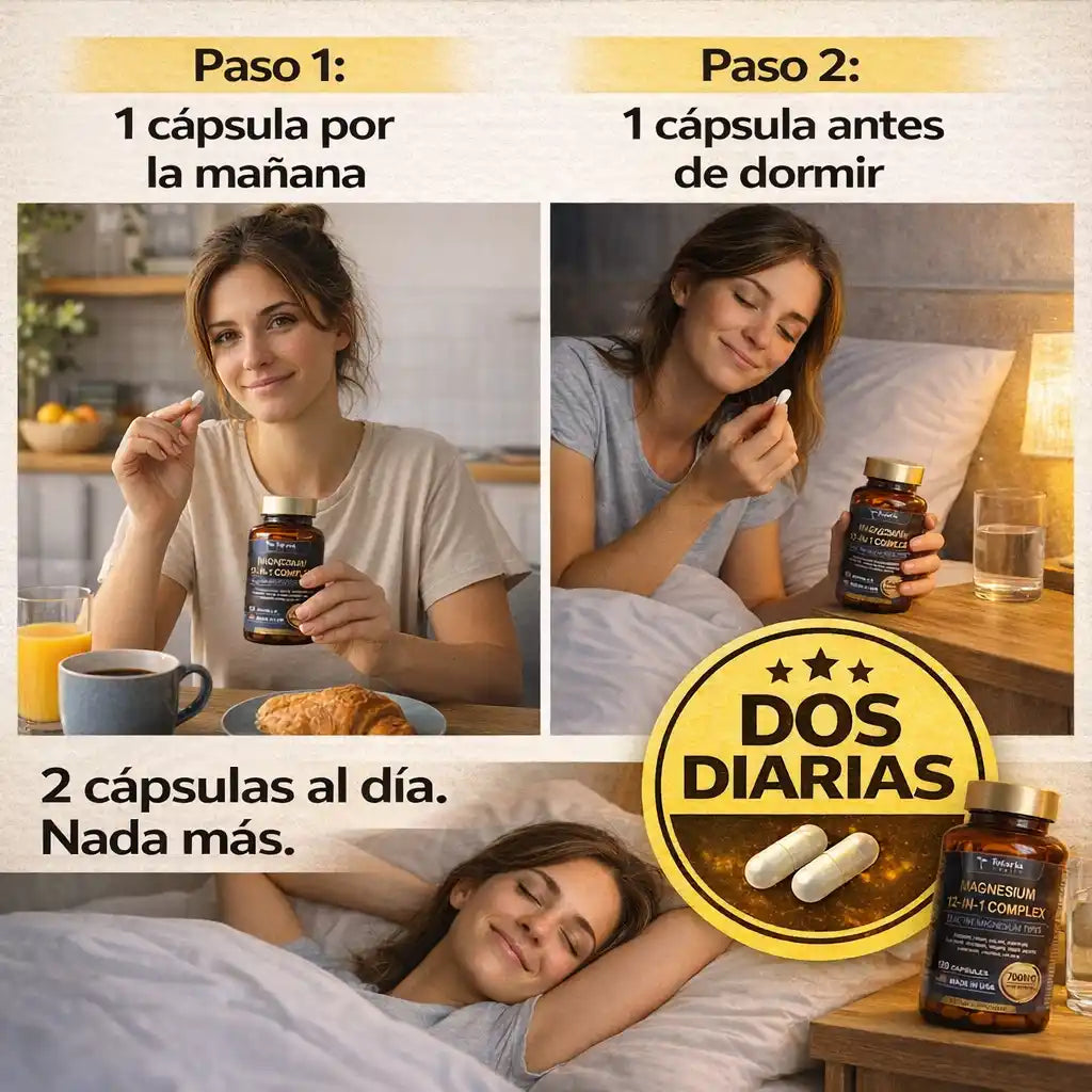 MAGNESIO 12 EN 1 OFERTA PAGA 1  LLEVA 2 Lleva hoy gratis Libro Digital y mejora el descanso