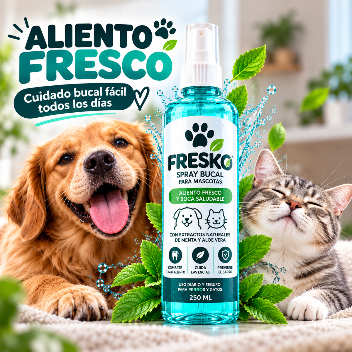 🐾 FRESKO – SPRAY BUCAL PARA MASCOTAS