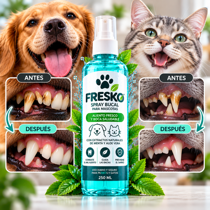 🐾 FRESKO – SPRAY BUCAL PARA MASCOTAS