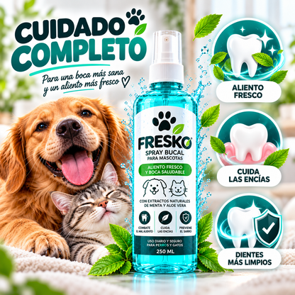 🐾 FRESKO – SPRAY BUCAL PARA MASCOTAS