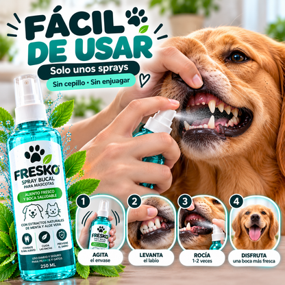 🐾 FRESKO – SPRAY BUCAL PARA MASCOTAS
