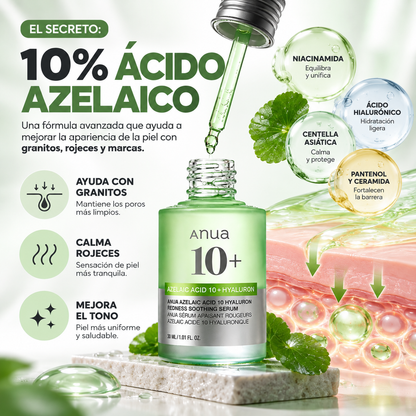 ANUA 10+ | SERUM ACIDO AZELAICO 🌿