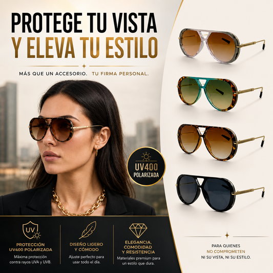 Gafas de Sol Aviador Pantera: Protege Tu Vista y Eleva Tu Estilo 😎
