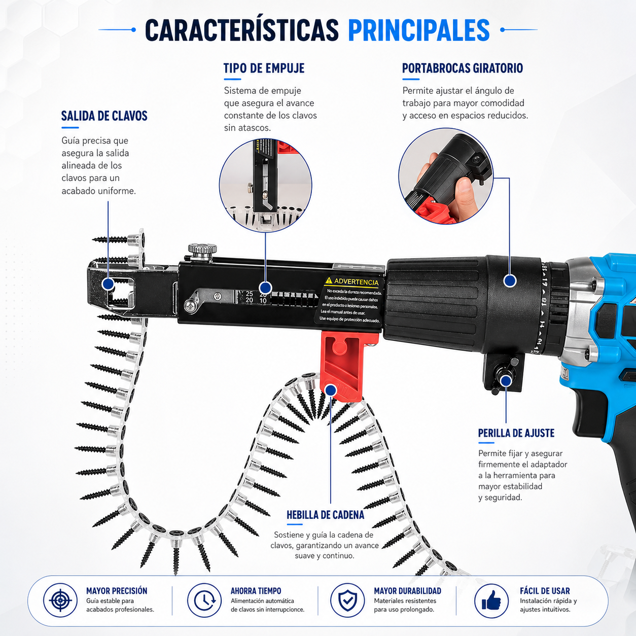 Adaptador Pistola De Tornillos para Taladro 🚀