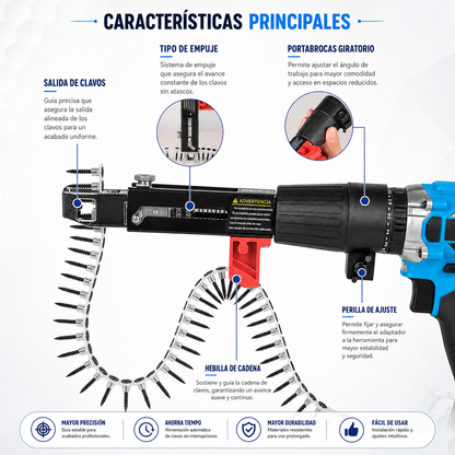 Adaptador Pistola De Tornillos para Taladro 🚀