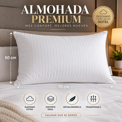 SET X2 ALMOHADAS HOTELERAS | SUAVES Y ESPONJOSAS ☁️ ✨