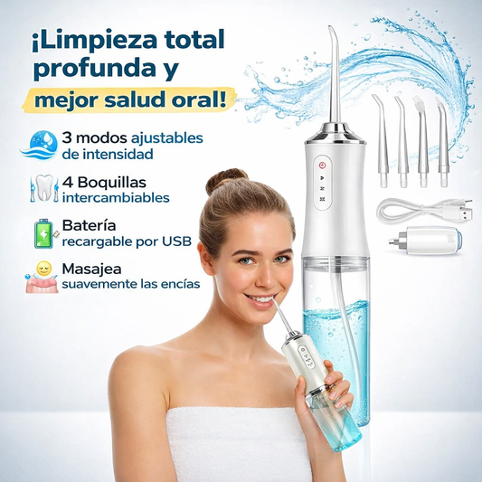 Irrigador Oral Limpieza Dental: Elimina el Sarro y Limpia profundamente 🦷