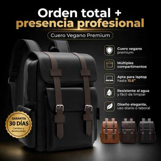 Morral de Cuero Mónaco Vintage: HOY 50% DCTO 🔥