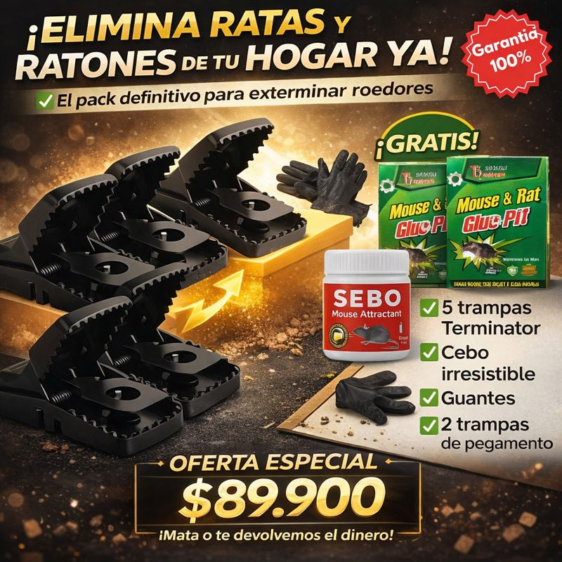 ¡Elimina Roedores Rápido y Seguro! | La solución definitiva, eficaz y reutilizable | GARANTÍA DE SATISFACCIÓN 🛒