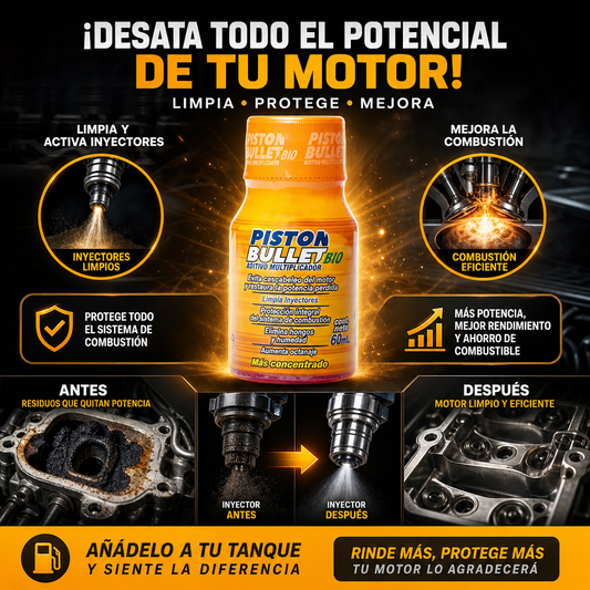 PISTON BULLET | POTENCIA TU MOTOR 🚘