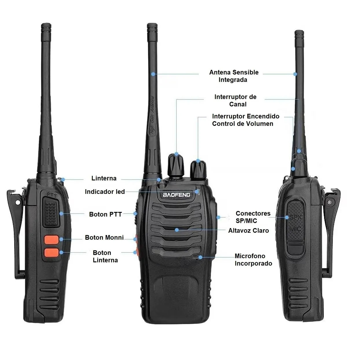 PAGA 1 LLEVA 2  Radios Baofeng BF-888S: Mantente siempre conectado 📡