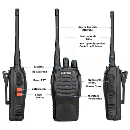 PAGA 1 LLEVA 2  Radios Baofeng BF-888S: Mantente siempre conectado 📡